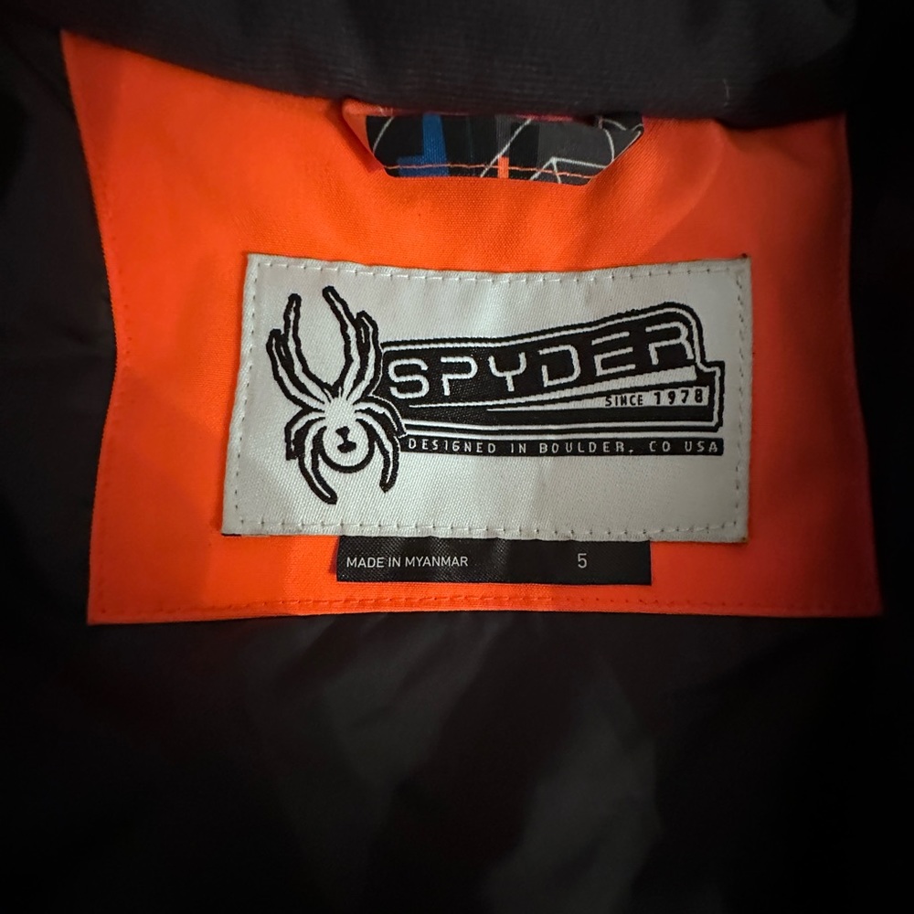 Boys spyder ski jacket